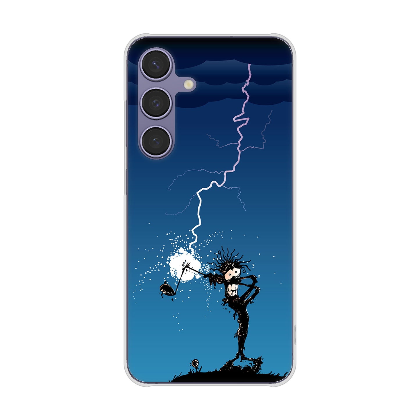 Galaxy S24 SCG25 au 高画質仕上げ 背面印刷 ハードケース 【417 ゴルファーの苦難】