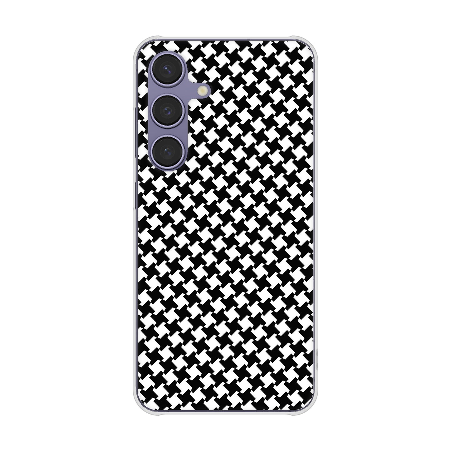 Galaxy S24 SCG25 au 高画質仕上げ 背面印刷 ハードケース 【514 和柄＆筆文字 風車】