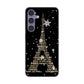 Galaxy S24 SCG25 au 高画質仕上げ 背面印刷 ハードケースエッフェル塔
