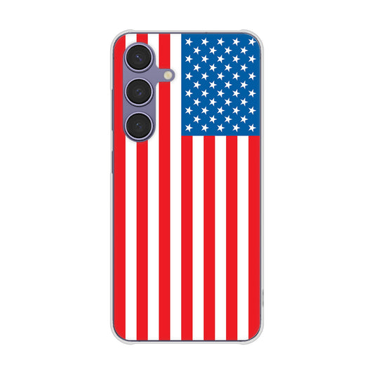Galaxy S24 SCG25 au 高画質仕上げ 背面印刷 ハードケース国旗