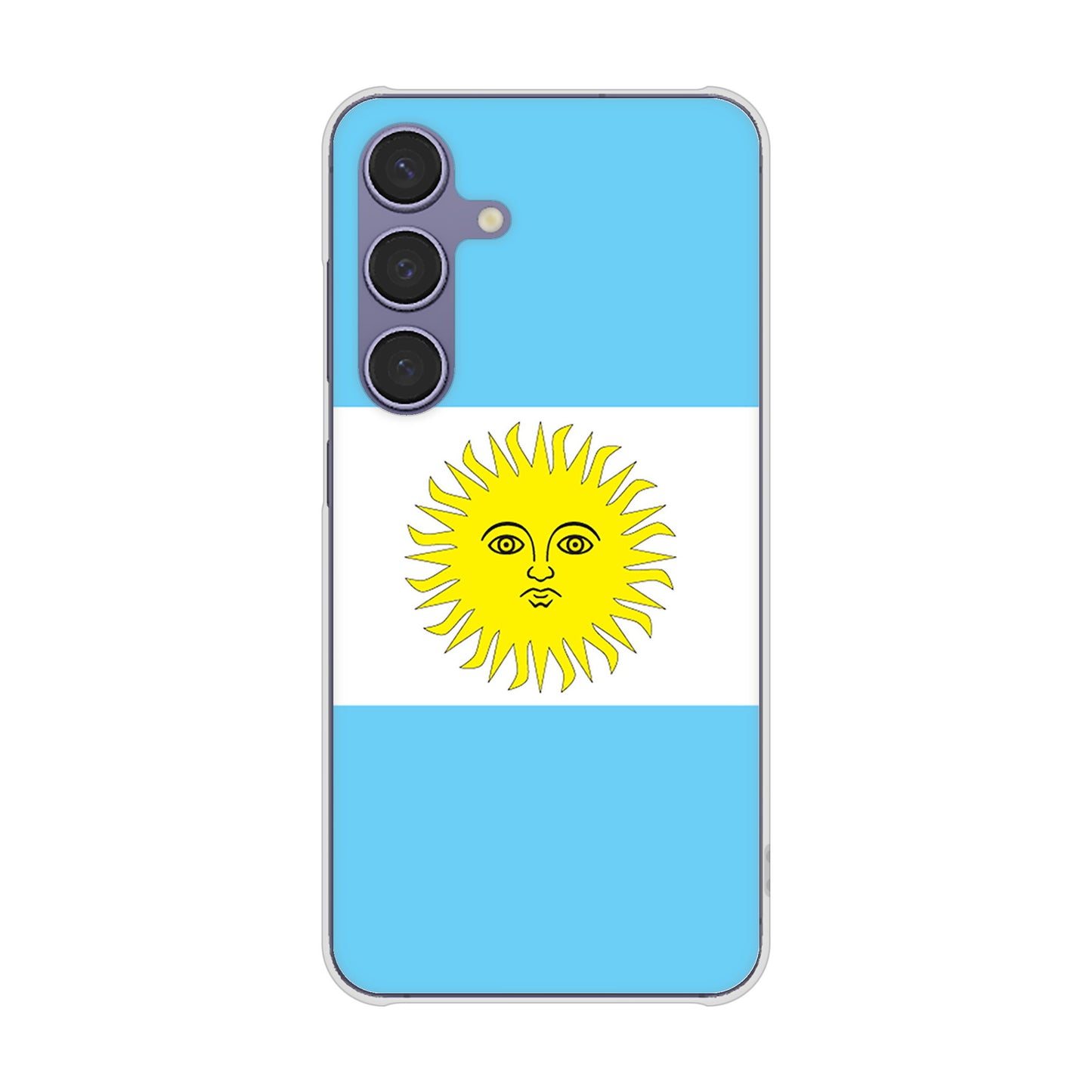 Galaxy S24 SCG25 au 高画質仕上げ 背面印刷 ハードケース国旗