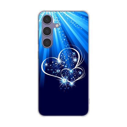 Galaxy S24 SCG25 au 高画質仕上げ 背面印刷 ハードケースきらめきハート