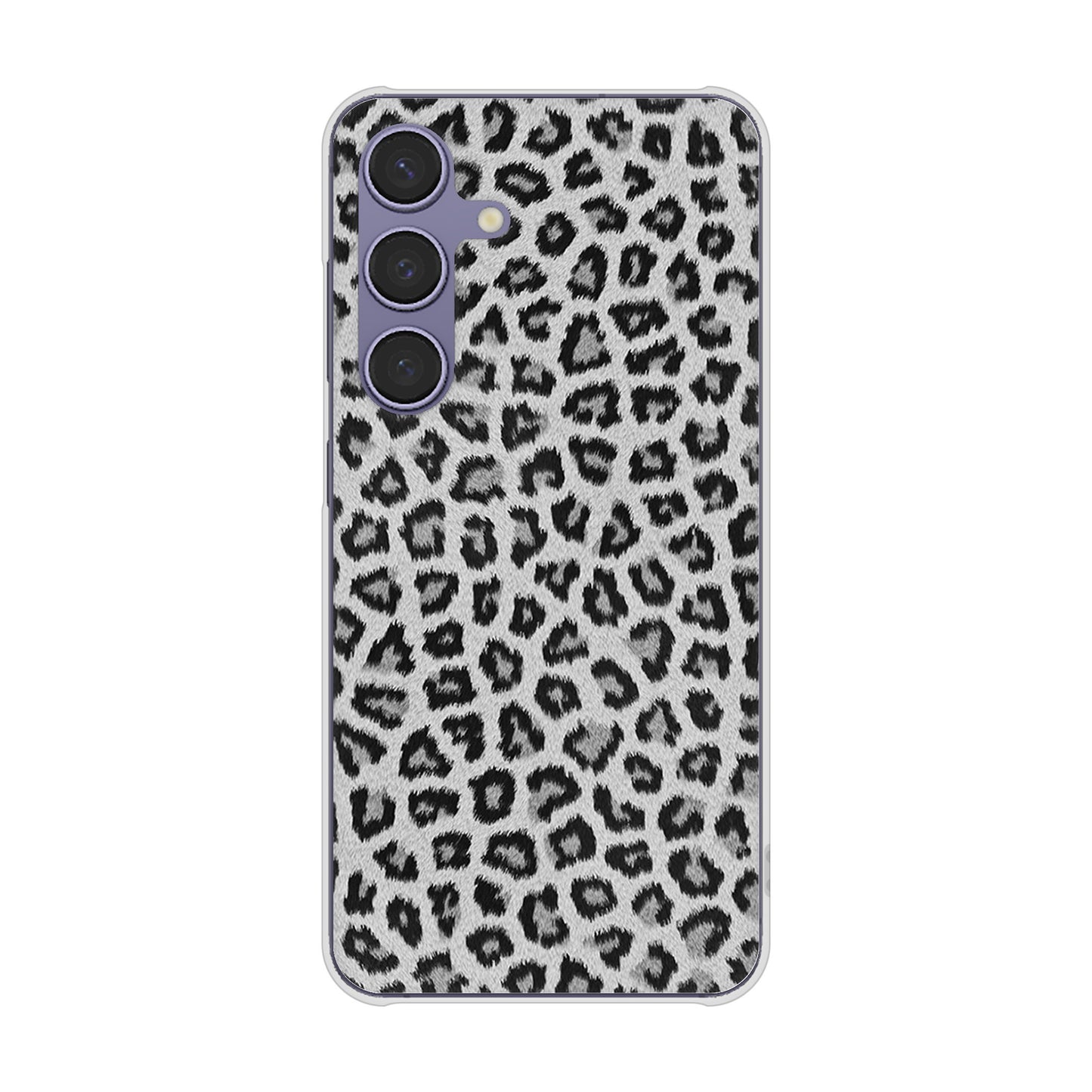 Galaxy S24 SCG25 au 高画質仕上げ 背面印刷 ハードケースヒョウ柄ベーシックS