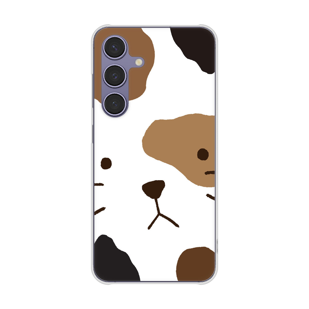 Galaxy S24 SCG25 au 高画質仕上げ 背面印刷 ハードケース 【IA801 みけ】