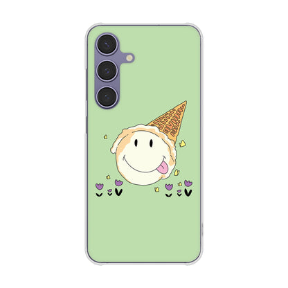 Galaxy S24 SCG25 au 高画質仕上げ 背面印刷 ハードケーススイーツイラスト