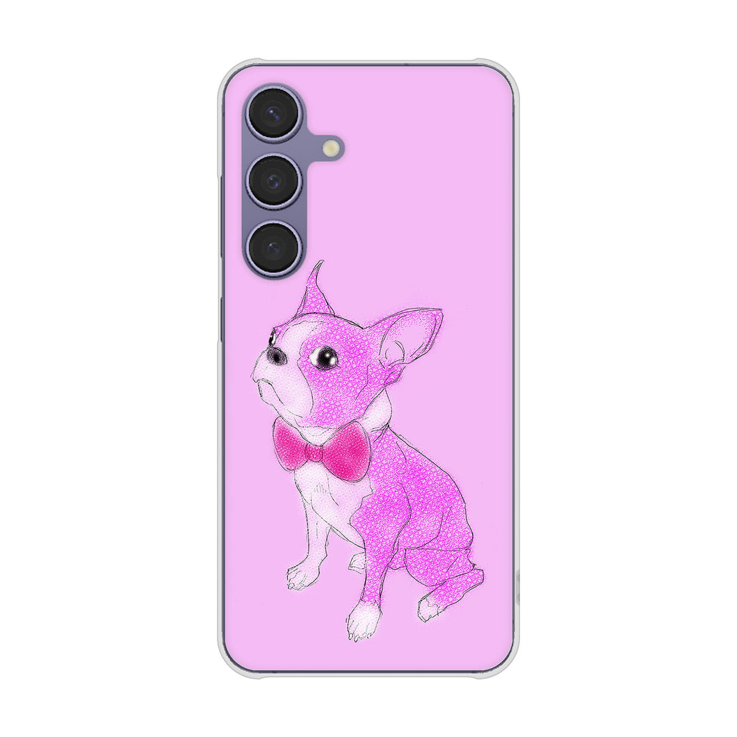 Galaxy S24 SCG25 au 高画質仕上げ 背面印刷 ハードケースボストンテリア