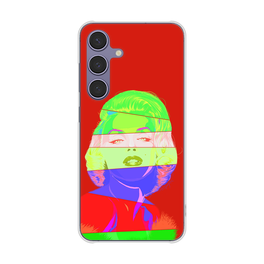 Galaxy S24 SCG25 au 高画質仕上げ 背面印刷 ハードケースマリリンモンローデザイン