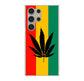 Galaxy S24 Ultra SCG26 au 高画質仕上げ 背面印刷 ハードケース 【083 大麻ラスタカラー】