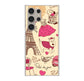 Galaxy S24 Ultra SCG26 au 高画質仕上げ 背面印刷 ハードケースLOVE フランス