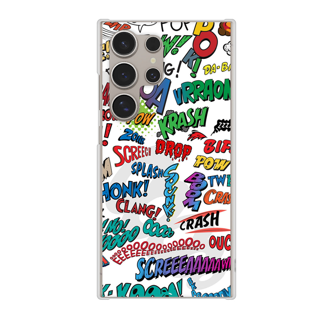 Galaxy S24 Ultra SCG26 au 高画質仕上げ 背面印刷 ハードケース 【271 アメリカン キャッチコピー】