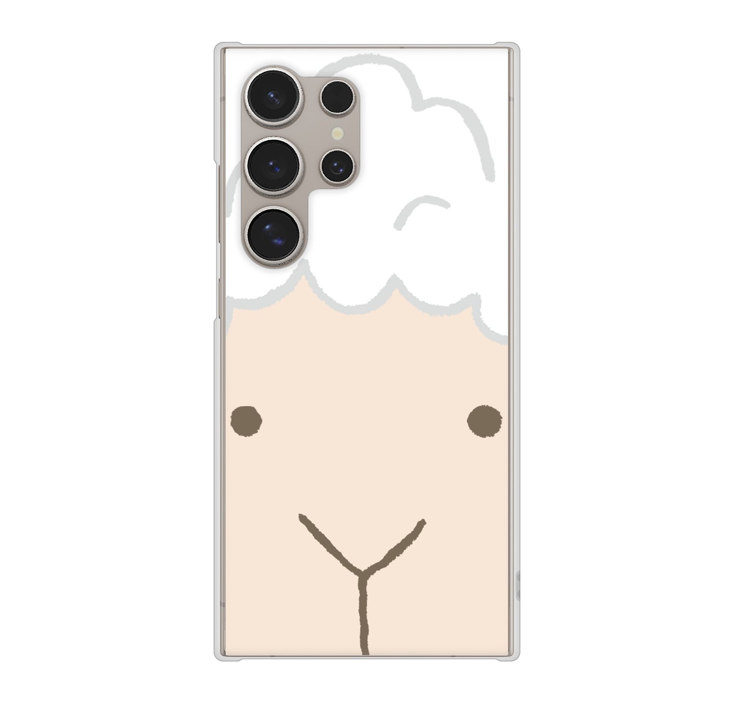 Galaxy S24 Ultra SCG26 au 高画質仕上げ 背面印刷 ハードケースドアップアニマル