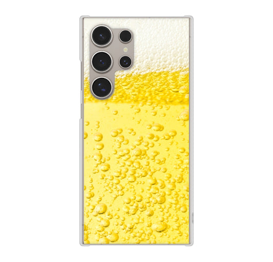 Galaxy S24 Ultra SCG26 au 高画質仕上げ 背面印刷 ハードケース生ビール