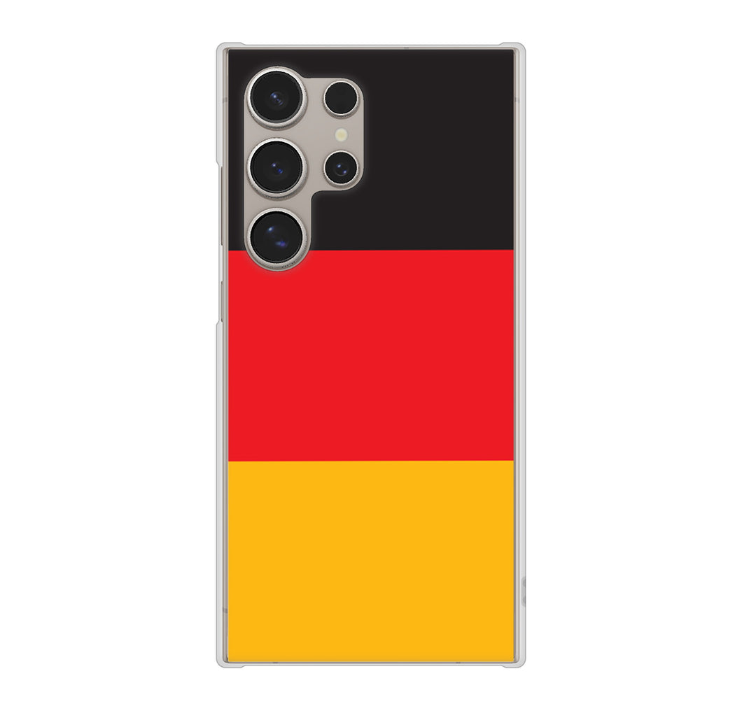 Galaxy S24 Ultra SCG26 au 高画質仕上げ 背面印刷 ハードケース国旗