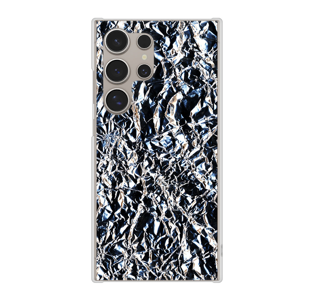 Galaxy S24 Ultra SCG26 au 高画質仕上げ 背面印刷 ハードケース 【EK835 スタイリッシュアルミシルバー】
