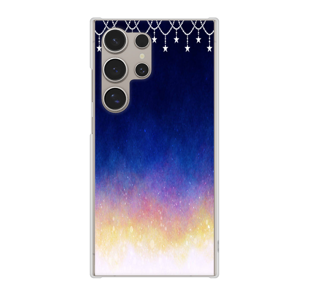 Galaxy S24 Ultra SCG26 au 高画質仕上げ 背面印刷 ハードケース 【MI803 冬の夜空】