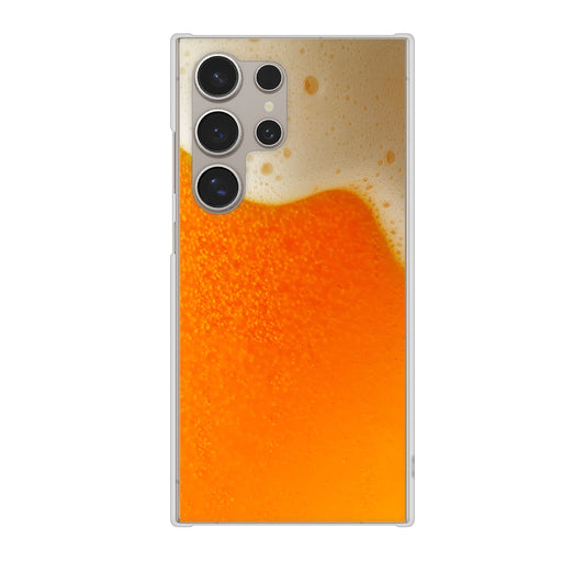 Galaxy S24 Ultra SCG26 au 高画質仕上げ 背面印刷 ハードケース生ビール