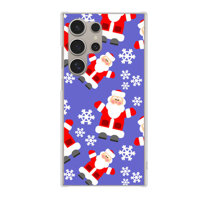 Galaxy S24 Ultra SCG26 au 高画質仕上げ 背面印刷 ハードケースクリスマス