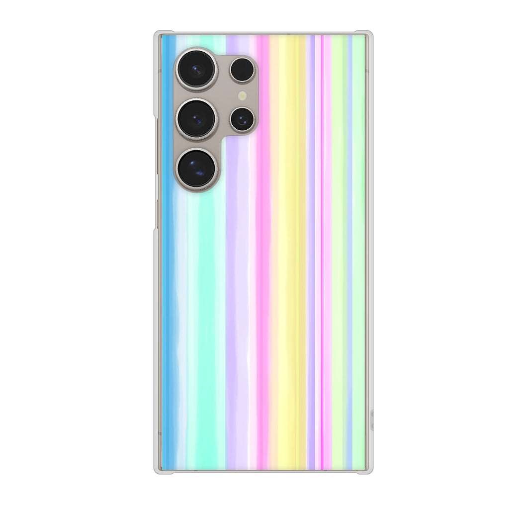 Galaxy S24 Ultra SCG26 au 高画質仕上げ 背面印刷 ハードケースレインボー