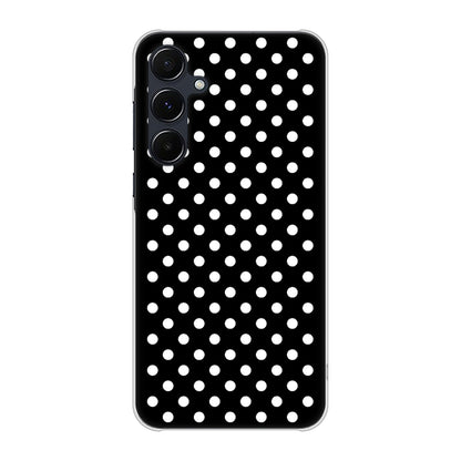 Galaxy A55 5G SCG27 au 高画質仕上げ 背面印刷 ハードケースシンプル柄（水玉）