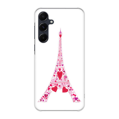 Galaxy A55 5G SCG27 au 高画質仕上げ 背面印刷 ハードケースLOVE フランス