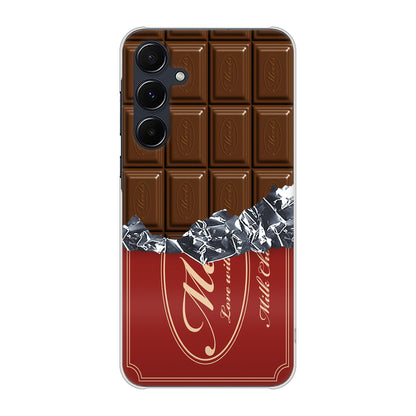 Galaxy A55 5G SCG27 au 高画質仕上げ 背面印刷 ハードケース板チョコ