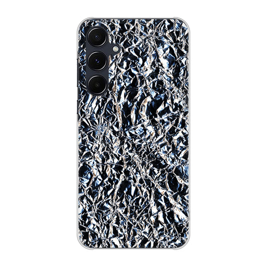 Galaxy A55 5G SCG27 au 高画質仕上げ 背面印刷 ハードケース 【EK835 スタイリッシュアルミシルバー】
