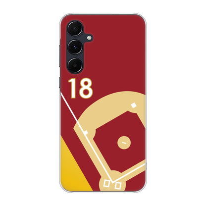 Galaxy A55 5G SCG27 au 高画質仕上げ 背面印刷 ハードケースbaseball