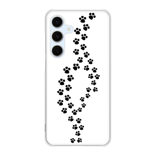 Galaxy S24 FE SCG30 au 高画質仕上げ 背面印刷 ハードケース 【066 あしあと】