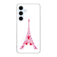Galaxy S24 FE SCG30 au 高画質仕上げ 背面印刷 ハードケースLOVE フランス