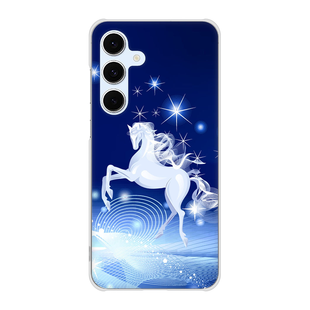Galaxy S24 FE SCG30 au 高画質仕上げ 背面印刷 ハードケース 【436 ペガサス】