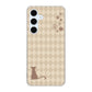 Galaxy S24 FE SCG30 au 高画質仕上げ 背面印刷 ハードケース 【516 ワラビー】