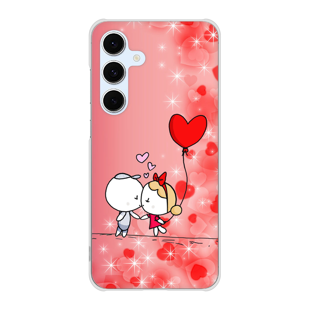 Galaxy S24 FE SCG30 au 高画質仕上げ 背面印刷 ハードケースカップル