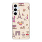 Galaxy S24 FE SCG30 au 高画質仕上げ 背面印刷 ハードケースLOVE フランス