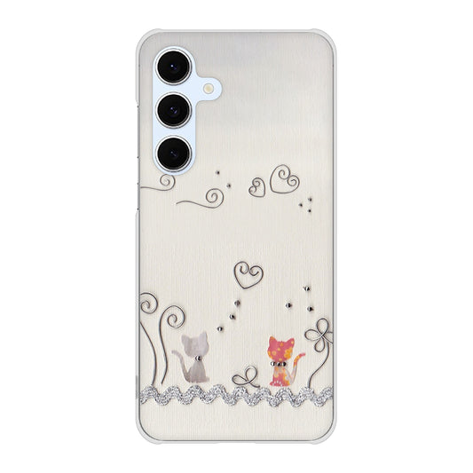 Galaxy S24 FE SCG30 au 高画質仕上げ 背面印刷 ハードケースクラフト写真ネコ