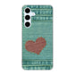 Galaxy S24 FE SCG30 au 高画質仕上げ 背面印刷 ハードケースビッグハート