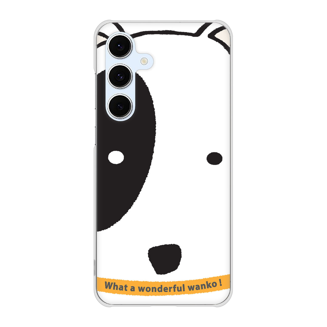 Galaxy S24 FE SCG30 au 高画質仕上げ 背面印刷 ハードケース 【IA800 わんこ】