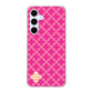 Galaxy S24 FE SCG30 au 高画質仕上げ 背面印刷 ハードケースクロスドット