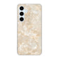 Galaxy S24 FE SCG30 au 高画質仕上げ 背面印刷 ハードケース大理石BK