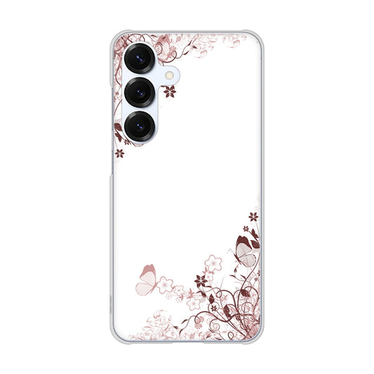 Galaxy S25 SCG31 au 高画質仕上げ 背面印刷 ハードケースバタフライ