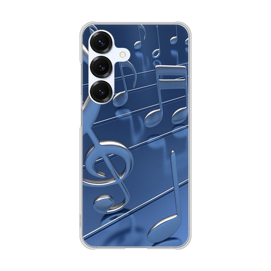 Galaxy S25 SCG31 au 高画質仕上げ 背面印刷 ハードケース音符
