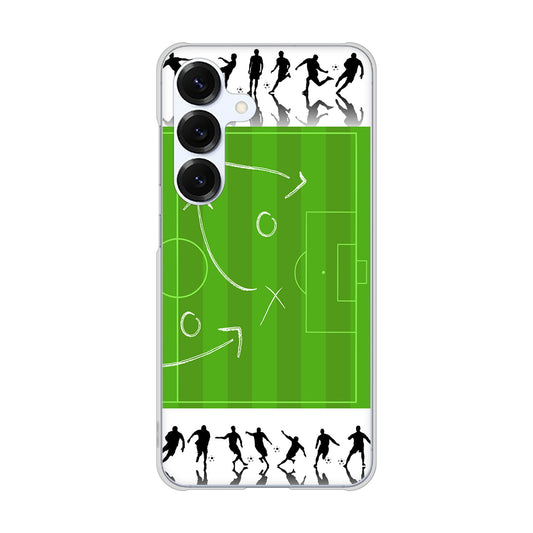 Galaxy S25 SCG31 au 高画質仕上げ 背面印刷 ハードケース 【304 サッカー戦略ボード】