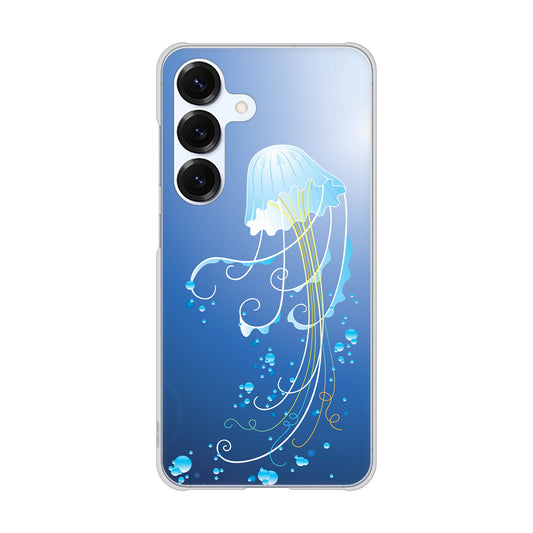 Galaxy S25 SCG31 au 高画質仕上げ 背面印刷 ハードケース 【362 ジェリーフィシュ】