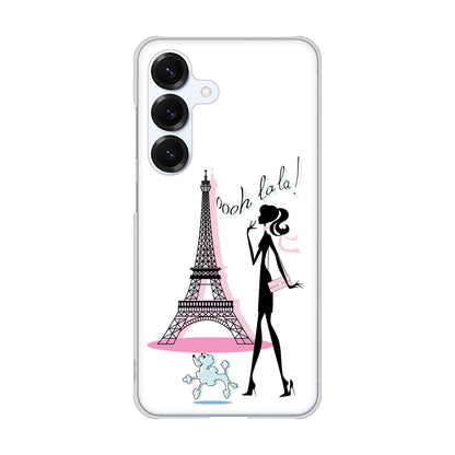 Galaxy S25 SCG31 au 高画質仕上げ 背面印刷 ハードケースLOVE フランス