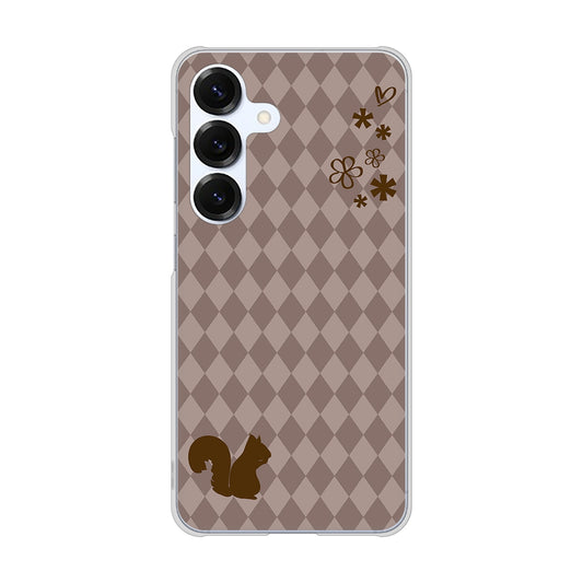 Galaxy S25 SCG31 au 高画質仕上げ 背面印刷 ハードケース 【515 リス】