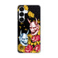 Galaxy S25 SCG31 au 高画質仕上げ 背面印刷 ハードケース 【1024 般若と牡丹2】