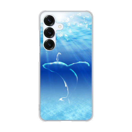 Galaxy S25 SCG31 au 高画質仕上げ 背面印刷 ハードケース海の守り神