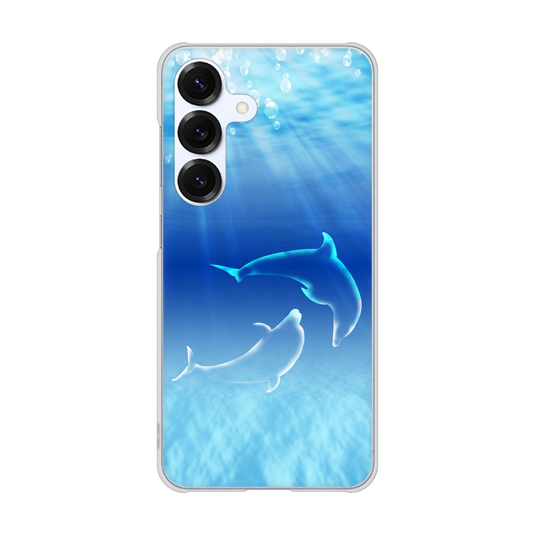 Galaxy S25 SCG31 au 高画質仕上げ 背面印刷 ハードケース海の守り神