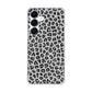 Galaxy S25 SCG31 au 高画質仕上げ 背面印刷 ハードケースヒョウ柄ベーシックS