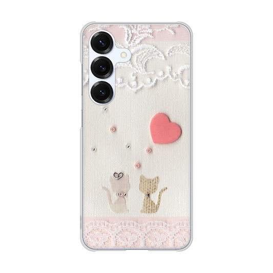 Galaxy S25 SCG31 au 高画質仕上げ 背面印刷 ハードケースクラフト写真ネコ
