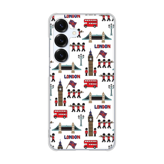 Galaxy S25 SCG31 au 高画質仕上げ 背面印刷 ハードケース 【EK811 ロンドンの街】